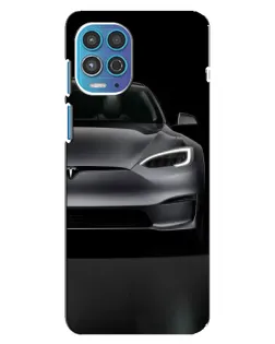 Чехол для Motorola MOTO G100 с картинкой «Tesla Model S Look»