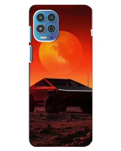 Чехол для Motorola MOTO G100 с картинкой «Cybertruck на Марсе» Чехол для Motorola MOTO G100 с картинкой «Cybertruck на Марсе»