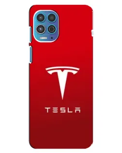 Чехол для Motorola MOTO G100 с картинкой «Tesla Red Classic»