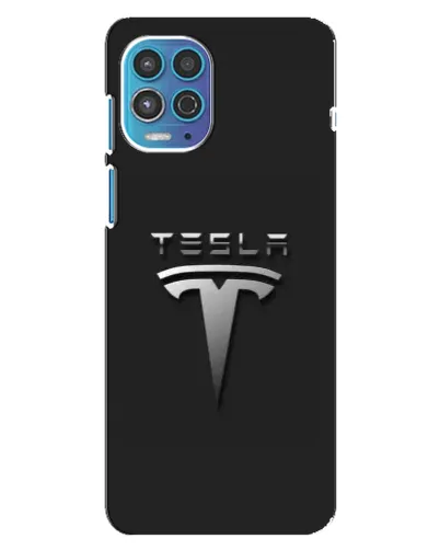 Чехол для Motorola MOTO G100 с картинкой «Стальной логотип Tesla» Чехол для Motorola MOTO G100 с картинкой «Стальной логотип Tesla»