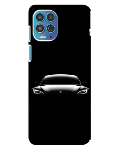 Чехол для Motorola MOTO G100 с картинкой «Фары Tesla Night» Чехол для Motorola MOTO G100 с картинкой «Фары Tesla Night»