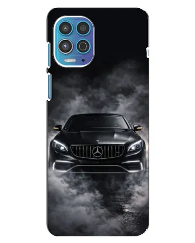 Чехол для Motorola MOTO G100 с картинкой «Mercedes в дыму» Чехол для Motorola MOTO G100 с картинкой «Mercedes в дыму»