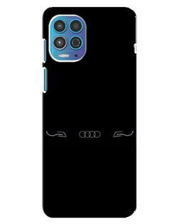 Чехол для Motorola MOTO G100 с картинкой «Audi — световой подпись»