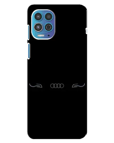 Чехол для Motorola MOTO G100 с картинкой «Audi — световой подпись»