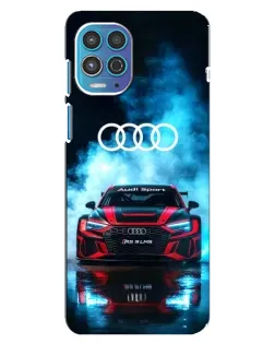 Чехол для Motorola MOTO G100 с картинкой «Audi Sport — неон»