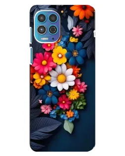 Чехол для Motorola MOTO G100 с картинкой «Цветочная феерия»
