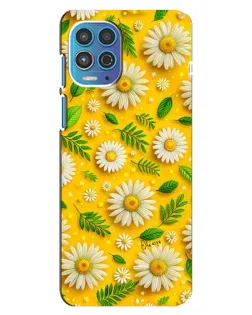 Чехол для Motorola MOTO G100 с картинкой «Ромашковое солнце»