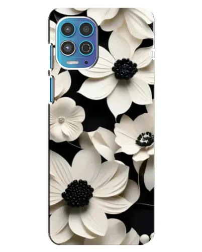 Чехол для Motorola MOTO G100 с картинкой «Объемные белые цветы» Чехол для Motorola MOTO G100 с картинкой «Объемные белые цветы»