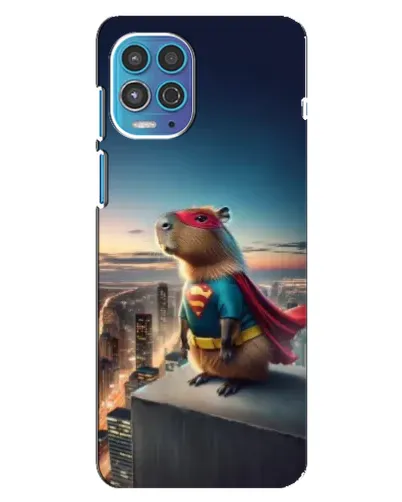 Чехол для Motorola MOTO G100 с картинкой «Капи-мен супергерой» Чехол для Motorola MOTO G100 с картинкой «Капи-мен супергерой»