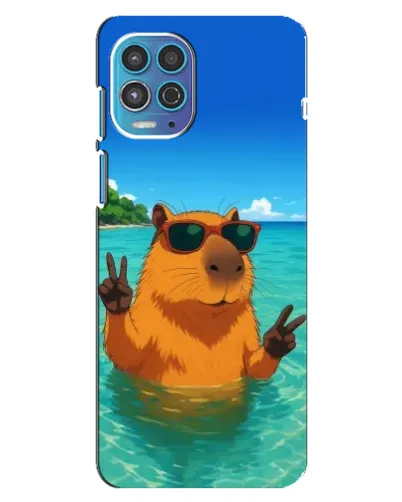 Чехол для Motorola MOTO G100 с картинкой «Морская капибара» Чехол для Motorola MOTO G100 с картинкой «Морская капибара»