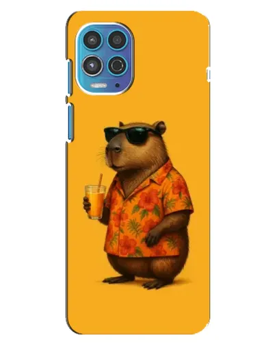Чехол для Motorola MOTO G100 с картинкой «Капибара на отдыхе» Чехол для Motorola MOTO G100 с картинкой «Капибара на отдыхе»