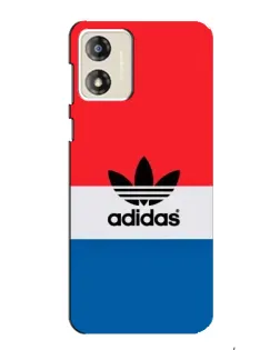 Чехол для Motorola MOTO G13 с картинкой «Ретро блоки Adidas»