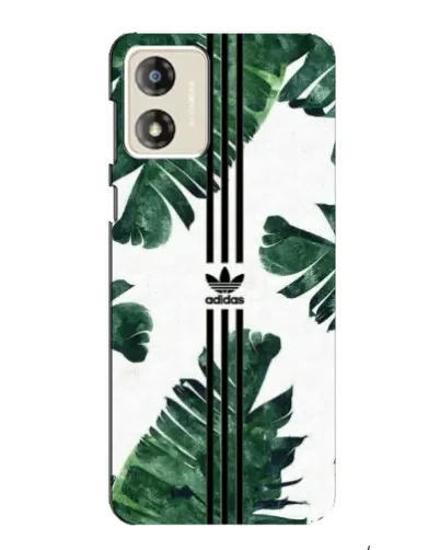 Чехол для Motorola MOTO G13 с картинкой «Пальмовые листья адидас»