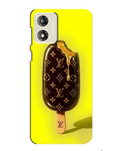 Чехол для Motorola MOTO G13 с картинкой «Мороженое от LV»