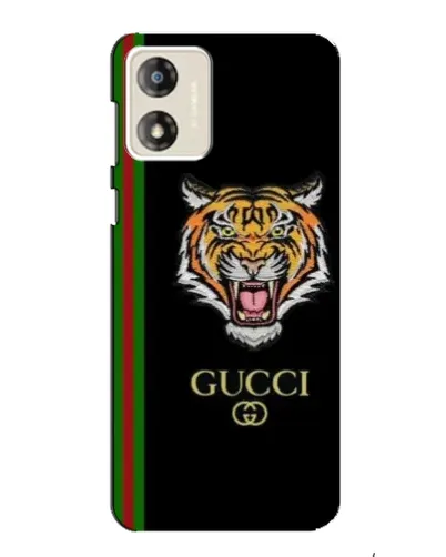 Чехол для Motorola MOTO G13 с картинкой «Тигр Gucci»