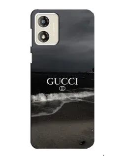 Чехол для Motorola MOTO G13 с картинкой «Gucci — морской прибой»