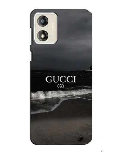 Чехол для Motorola MOTO G13 с картинкой «Gucci — морской прибой»