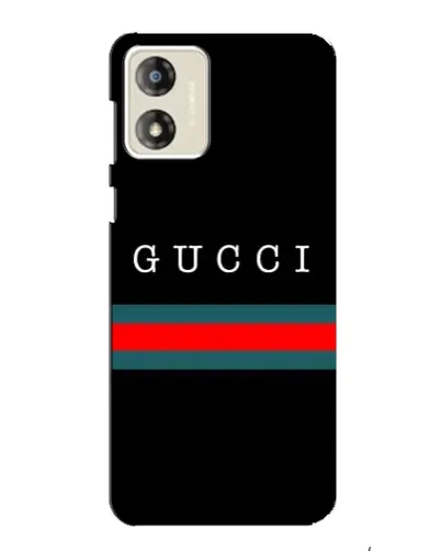 Чехол для Motorola MOTO G13 с картинкой «Gucci — красный пояс»