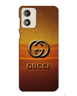 Чехол для Motorola MOTO G13 с картинкой «Gucci — солнечный градиент»