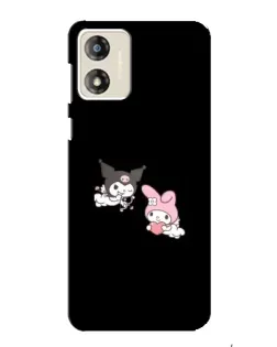 Чехол для Motorola MOTO G13 с картинкой «My Melody и Kuromi» Чехол для Motorola MOTO G13 с картинкой «My Melody и Kuromi»