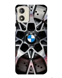 Чехол для Motorola MOTO G13 с картинкой «BMW — деталь диска»