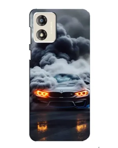 Чехол для Motorola MOTO G13 с картинкой «BMW в дыму» Чехол для Motorola MOTO G13 с картинкой «BMW в дыму»