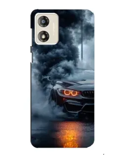 Чехол для Motorola MOTO G13 с картинкой «BMW M-Power — абстракция»