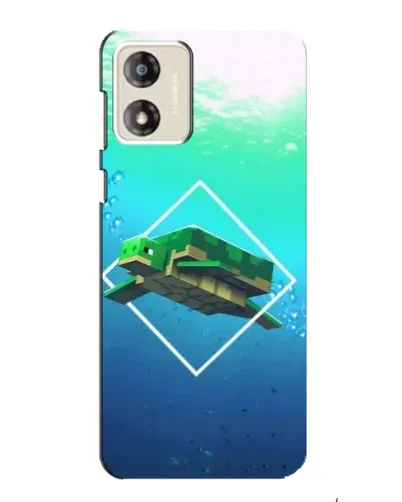 Чехол для Motorola MOTO G13 с картинкой «Черепаха Minecraft» Чехол для Motorola MOTO G13 с картинкой «Черепаха Minecraft»