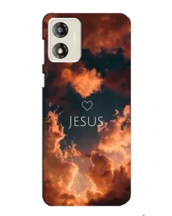Чехол для Motorola MOTO G13 с картинкой «Сияние Имени Jesus» Чехол для Motorola MOTO G13 с картинкой «Сияние Имени Jesus»