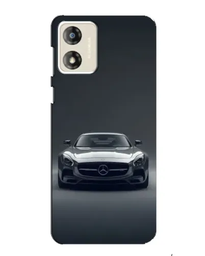 Чехол для Motorola MOTO G13 с картинкой «Mercedes на черном»