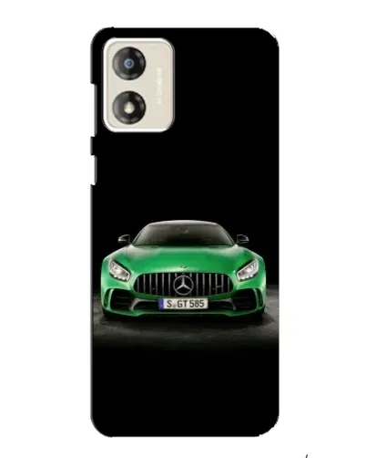 Чехол для Motorola MOTO G13 с картинкой «Mercedes — неоновый лого»