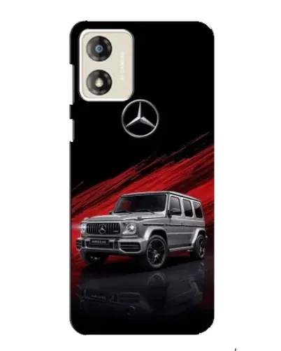 Чехол для Motorola MOTO G13 с картинкой «Mercedes G-Class красный»