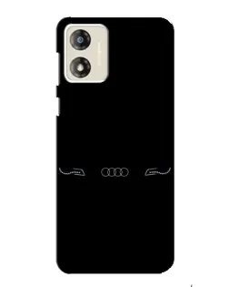Чехол для Motorola MOTO G13 с картинкой «Audi — световой подпись»