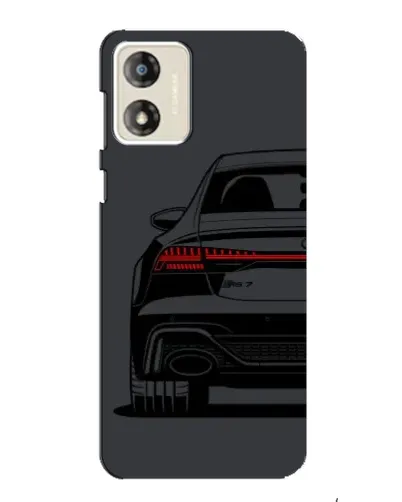 Чехол для Motorola MOTO G13 с картинкой «Задняя часть Audi — арт»