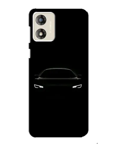 Чехол для Motorola MOTO G13 с картинкой «Взгляд Audi в темноте»