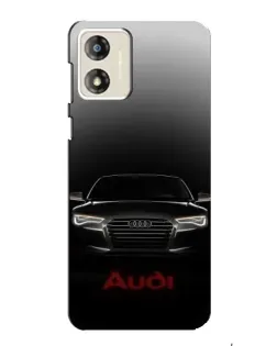 Чехол для Motorola MOTO G13 с картинкой «Audi — градиентный контур»