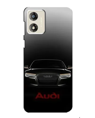 Чехол для Motorola MOTO G13 с картинкой «Audi — градиентный контур»