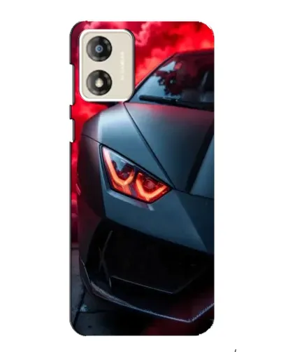 Чехол для Motorola MOTO G13 с картинкой «Lamborghini красное сияние»
