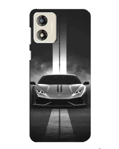 Чехол для Motorola MOTO G13 с картинкой «Lamborghini симметрия дорог»