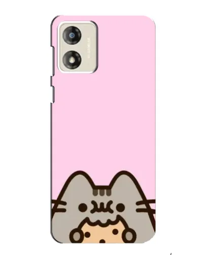 Чехол для Motorola MOTO G13 с картинкой «Pusheen и печенье»