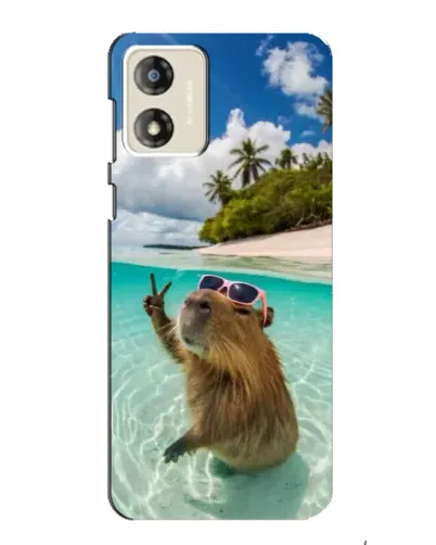 Чехол для Motorola MOTO G13 с картинкой «Капибара на море» Чехол для Motorola MOTO G13 с картинкой «Капибара на море»