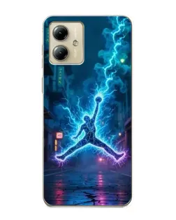 Чехол для Motorola MOTO G14 с картинкой «Jordan Gold Jumpman» Чехол для Motorola MOTO G14 с картинкой «Jordan Gold Jumpman»