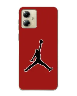 Чехол для Motorola MOTO G14 с картинкой «Jordan Red Back» Чехол для Motorola MOTO G14 с картинкой «Jordan Red Back»