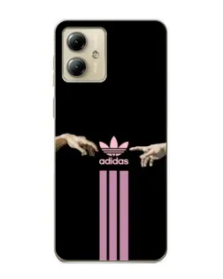 Чехол для Motorola MOTO G14 с картинкой «Adidas Hands»