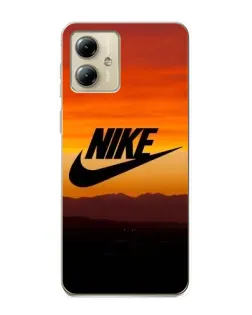 Чехол для Motorola MOTO G14 с картинкой «Nike — вечерний горизонт» Чехол для Motorola MOTO G14 с картинкой «Nike — вечерний горизонт»