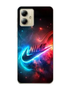 Чехол для Motorola MOTO G14 с картинкой «Огненный логотип Nike» Чехол для Motorola MOTO G14 с картинкой «Огненный логотип Nike»