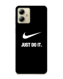 Чехол для Motorola MOTO G14 с картинкой «Классический принт Nike» Чехол для Motorola MOTO G14 с картинкой «Классический принт Nike»