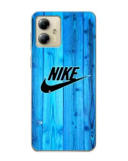 Чехол для Motorola MOTO G14 с картинкой «Голубое дерево Nike» Чехол для Motorola MOTO G14 с картинкой «Голубое дерево Nike»
