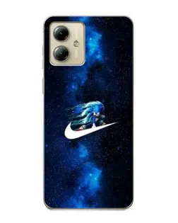Чехол для Motorola MOTO G14 с картинкой «Звездный путь Nike» Чехол для Motorola MOTO G14 с картинкой «Звездный путь Nike»