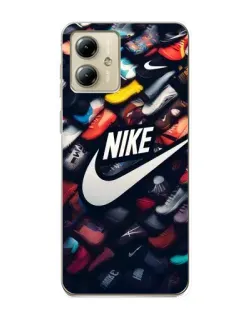 Чехол для Motorola MOTO G14 с картинкой «Коллекция кроссовок Nike» Чехол для Motorola MOTO G14 с картинкой «Коллекция кроссовок Nike»